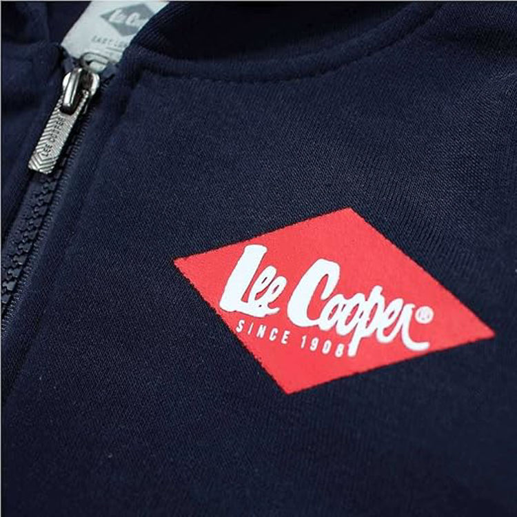 Picture of GLC50093 BOYS LEE COOPER THERMAL FLEECY HOODY ZIP UP JACKET